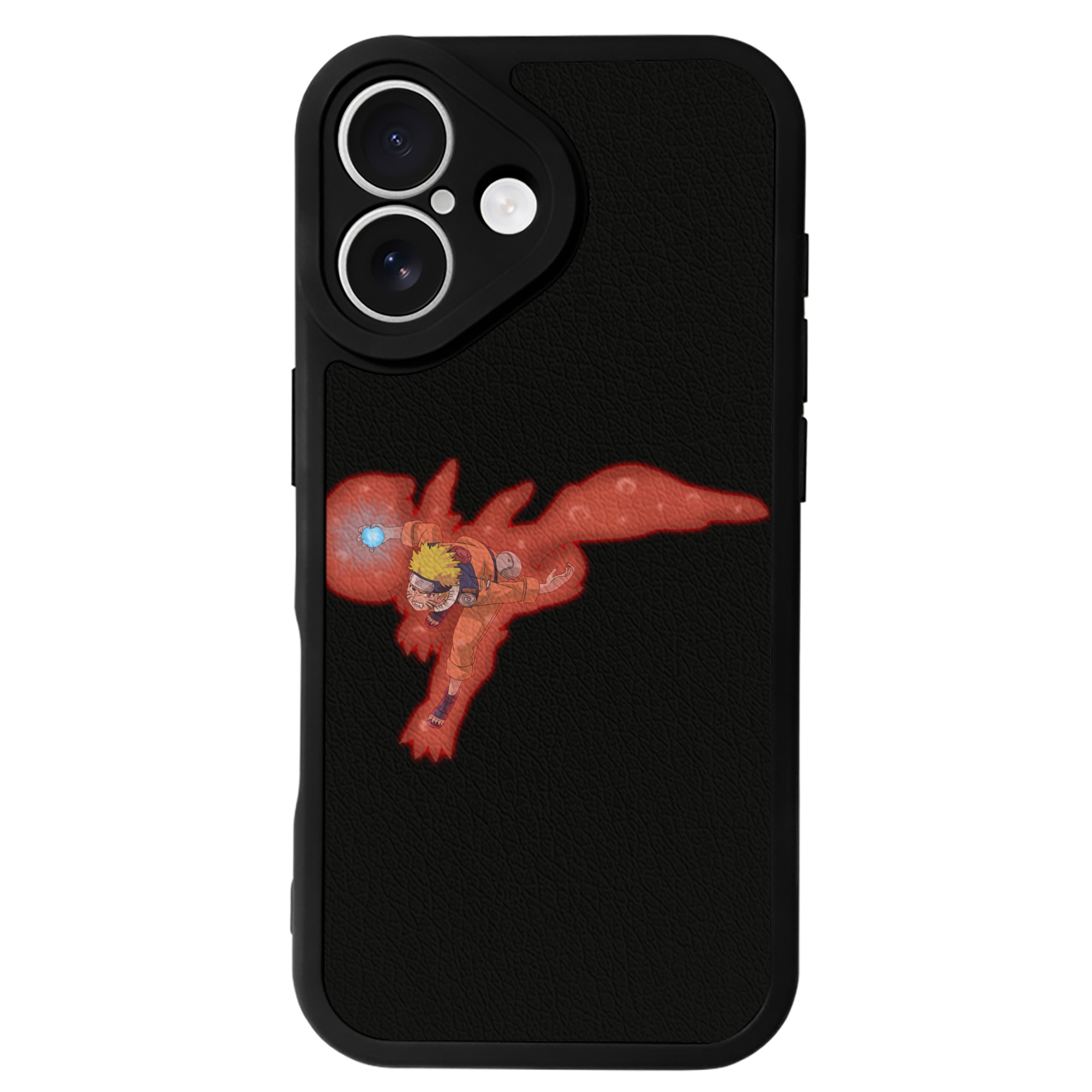 （画像用） NARUTO -ナルト- うずまき ナルト Uzumaki Naruto 【iPhone 16シリーズ対応】シリコンスマホケース（レザー調） 材質：シリコン